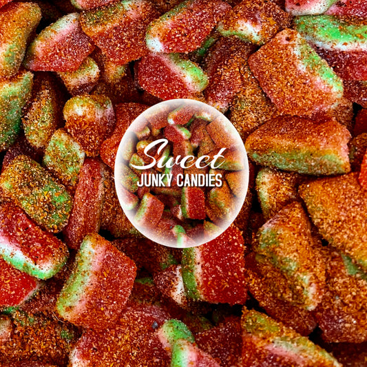 Chamoy Covered Watermelon Slices